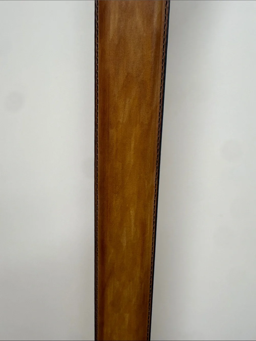 Magnanni  Tan Leather Belt with Gold Buckle